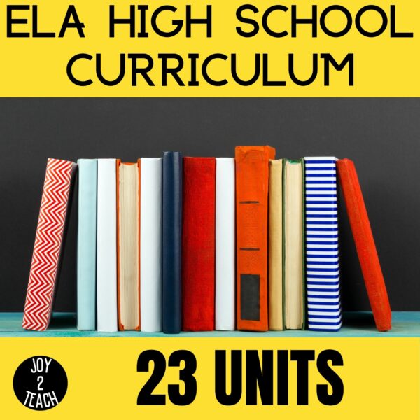 Middle and High School ELA Special Education Curriculum Joy2Teach 23 Units